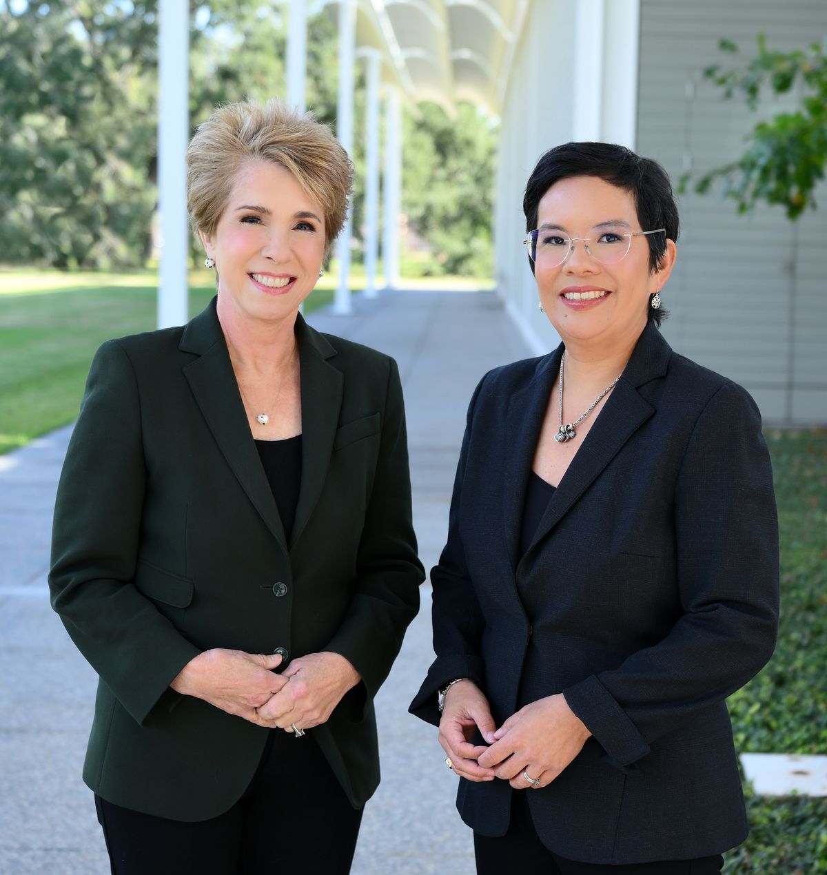 Linda Thomas and Michelle Wan