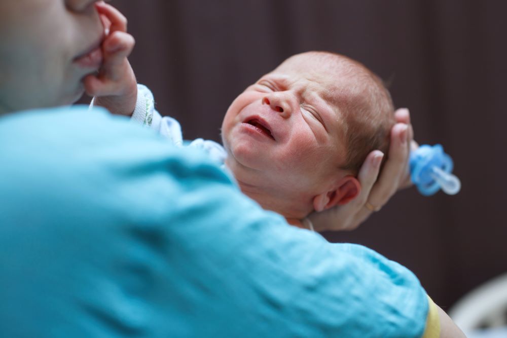 Little Baby cries loudly